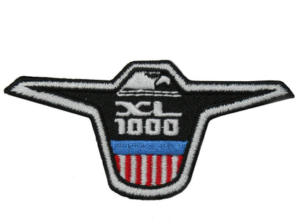 V-Twin XL 1000 Patches Set of Two with Adhesive Backing - Motorcycle Customization