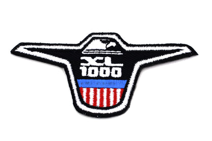 V-Twin XL 1000 Patches Set of Two with Adhesive Backing - Motorcycle Customization