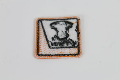 V-Twin MFG Square Patches - Set of Two 1.75-Inch Vintage Style Oilzum Oil Patches