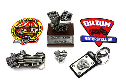 V-Twin Flathead Motorcycle Gift Set - 5 Piece Collector's Kit