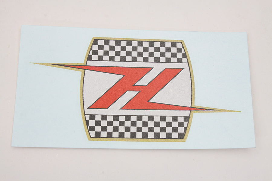 V-Twin Oil Tank Lightning Style Decal - Water Slide Type, 1/4 Inch H