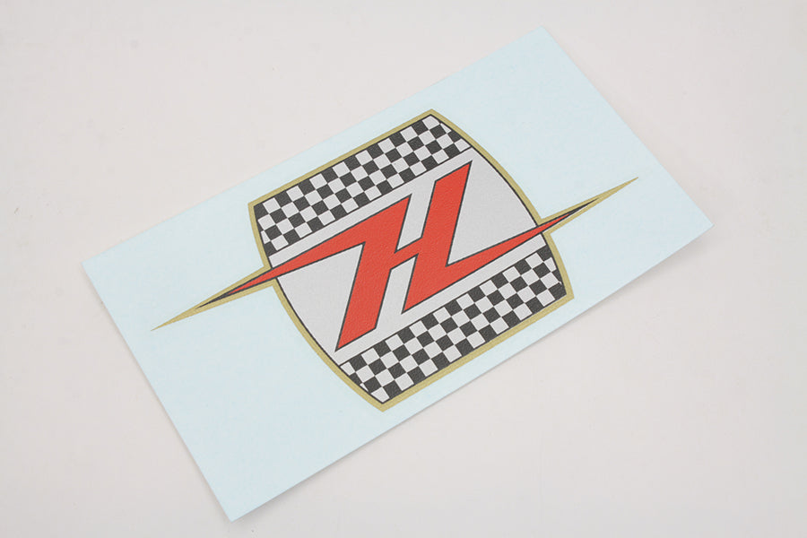V-Twin Oil Tank Lightning Style Decal - Water Slide Type, 1/4 Inch H