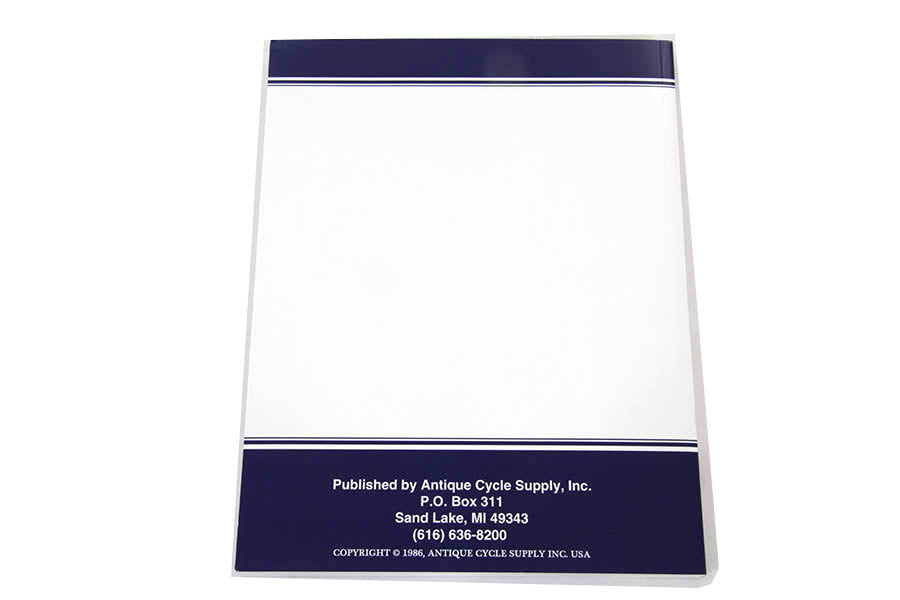 V-Twin 1961-1971 Harley Davidson FL Spare Parts Manual
