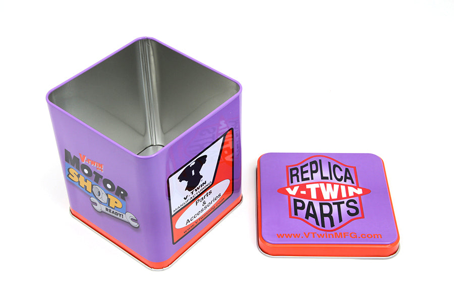 V-Twin Metal Box Part 48-1383 for Motorcycle Maintenance and Storage
