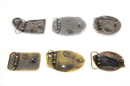 V-Twin XL Belt Buckle Gift Set – 8 Piece Motorcycle Patch Kit