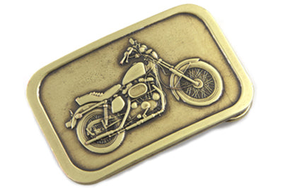 V-Twin Ironhead XLH Electric Start Style Belt Buckle - Classic 1980s and 1990s Reproduction