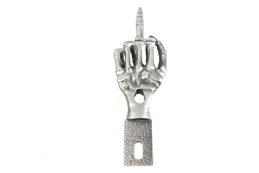 V-Twin Middle Finger License Plate Topper - Unique Automotive Accessory by V-Twin