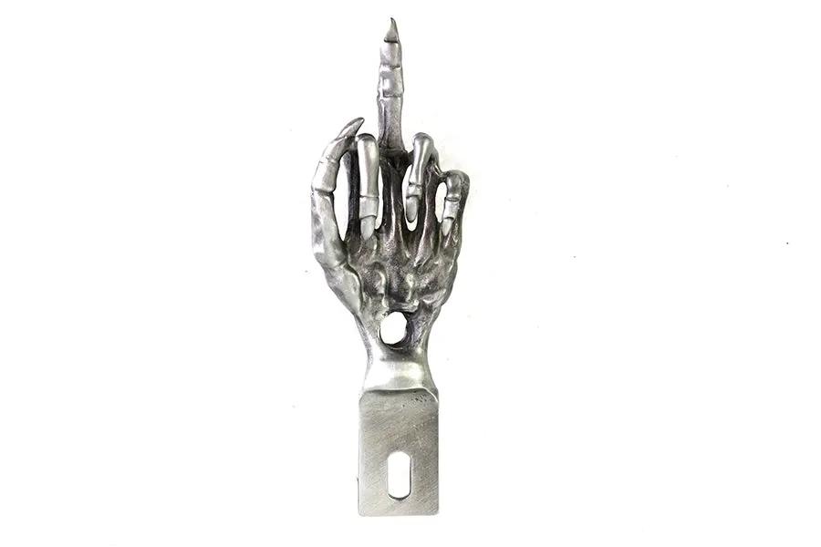 V-Twin Middle Finger License Plate Topper - Unique Automotive Accessory by V-Twin