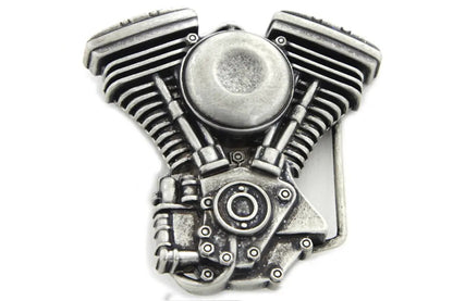 V-Twin Belt Buckle - Retro 1980s and 1990s Style, 3-inch Width by V-Twin