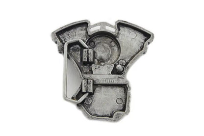 V-Twin Belt Buckle - Retro 1980s and 1990s Style, 3-inch Width by V-Twin