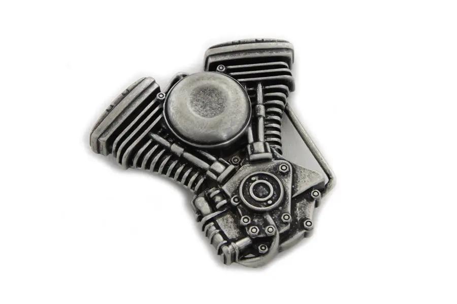 V-Twin Belt Buckle - Retro 1980s and 1990s Style, 3-inch Width by V-Twin