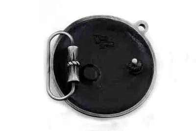 V-Twin Shebler Round Belt Buckle - Classic 1980s and 1990s Style Replacement Accessory by V-Twin