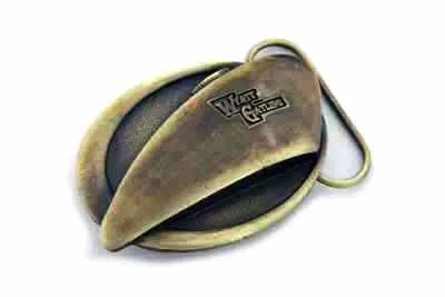 V-Twin XL Gas Tank Belt Buckle - Retro Style from the 1980s and 1990s by V-Twin