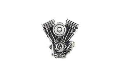 V-Twin Evolution Lapel Pin with Stick Pin Clasp – Stylish Motorcycle Accessory