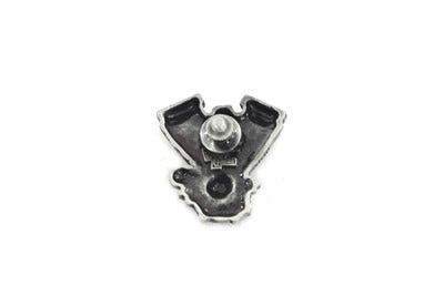 V-Twin Evolution Lapel Pin with Stick Pin Clasp – Stylish Motorcycle Accessory
