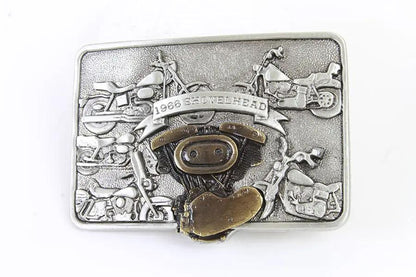 V-Twin Shovelhead Belt Buckle - Vintage Motorcycle Style Replica by V-Twin
