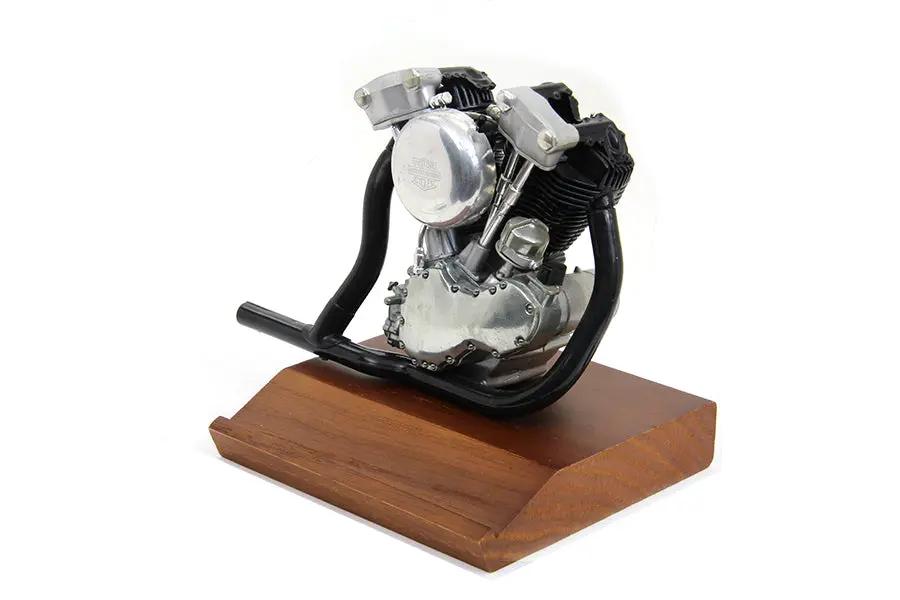 V-Twin Large Knucklehead Motor Model - Pewter Finish, 4-1/4 Inch Height by V-Twin