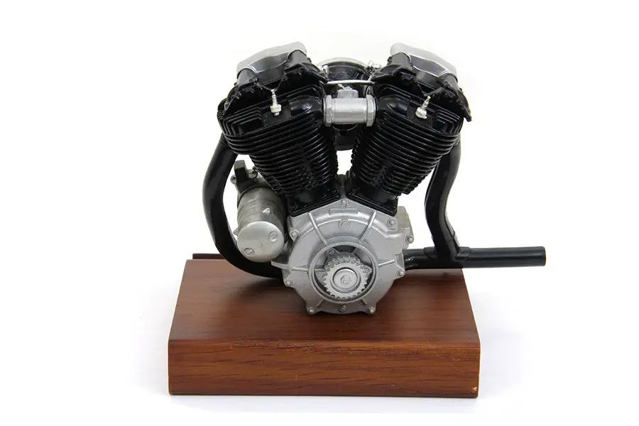 V-Twin Large Knucklehead Motor Model - Pewter Finish, 4-1/4 Inch Height by V-Twin