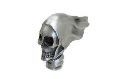 V-Twin Skull Fender Ornament - Pewter Finish with 2-1/4 Inch Height by V-Twin