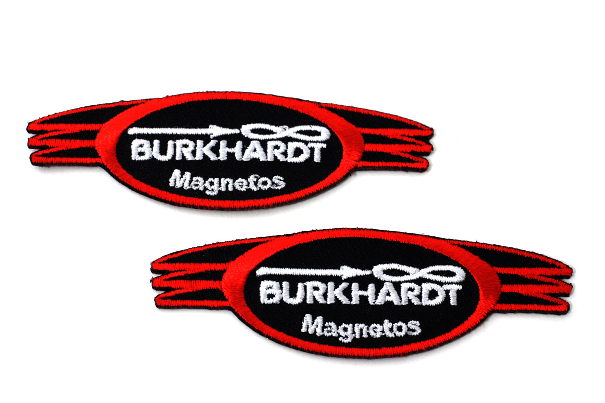 V-Twin Burkhardt Magneto Patches - 3 Inch Diameter Set