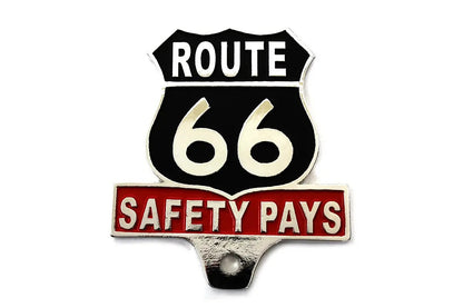 Route 66 License Plate Topper by V-Twin