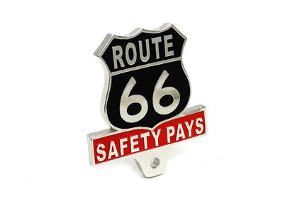 Route 66 License Plate Topper by V-Twin