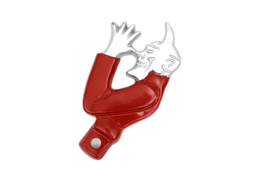 V-Twin Devil License Plate Topper - 3.5 Inch Tall Decorative Accessory by V-Twin