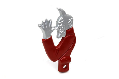 V-Twin Devil License Plate Topper - 3.5 Inch Tall Decorative Accessory by V-Twin