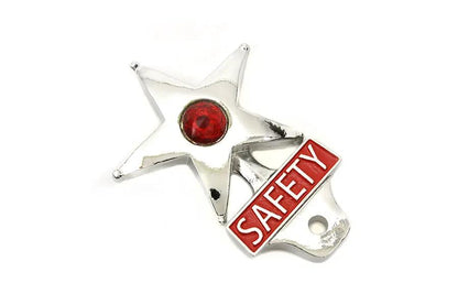 V-Twin Safety License Plate Topper with Reflector - 3.5 x 2.5 Inches by V-Twin