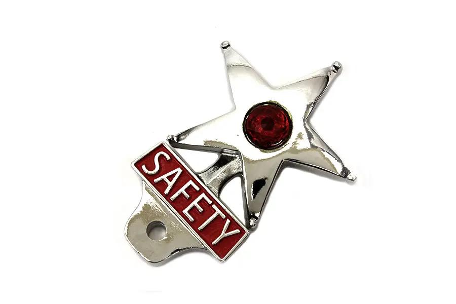 V-Twin Safety License Plate Topper with Reflector - 3.5 x 2.5 Inches by V-Twin