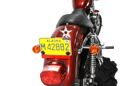 V-Twin Safety License Plate Topper with LED Lamp and Star Design by V-Twin