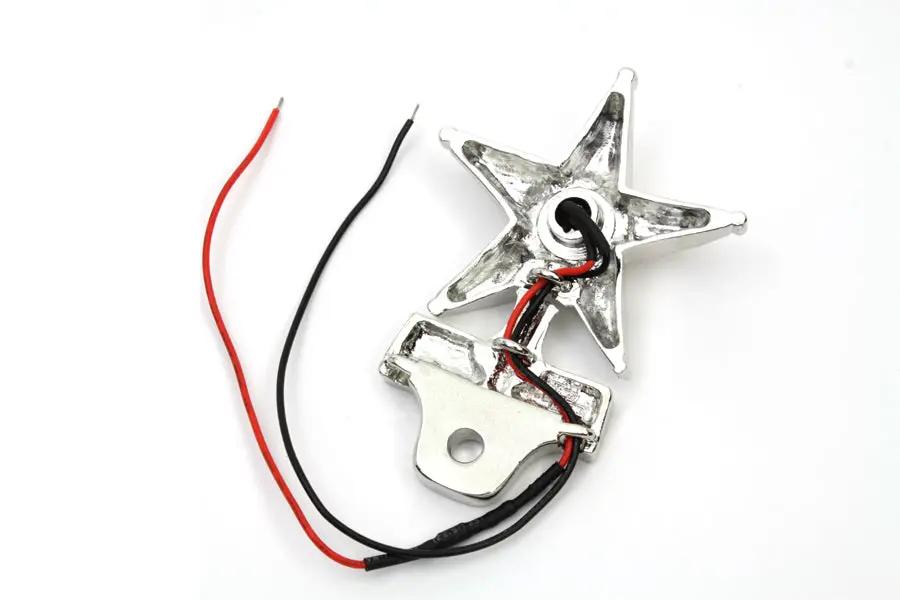 V-Twin Safety License Plate Topper with LED Lamp and Star Design by V-Twin