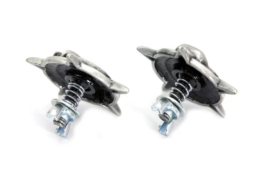 V-Twin Skull on Star License Plate Topper Set - Part Number 13-1226 by V-Twin