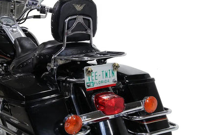V-Twin Gold Skull License Plate Bolt Set - Durable Flat Surface Mounting Hardware by V-Twin