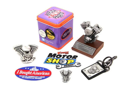 V-Twin Evolution Motorcycle Gift Set - 6 Piece Collectible Pin Set by V-Twin