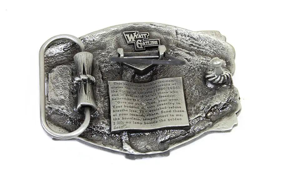V-Twin Liberty Belt Buckle - 3 inch x 2.5 inch Reproduction of 1980s and 1990s Original Style by V-Twin
