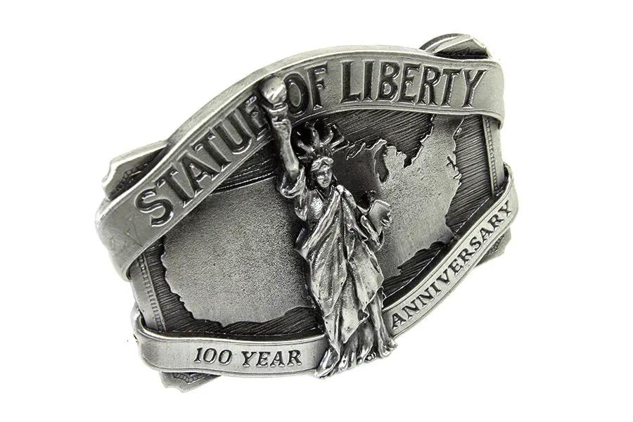 V-Twin Liberty Belt Buckle - 3 inch x 2.5 inch Reproduction of 1980s and 1990s Original Style by V-Twin