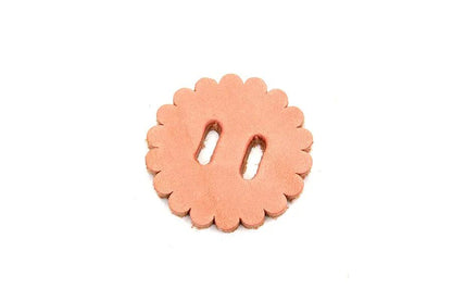 V-Twin Natural Leather Concho Rosette 1-3/4 inch (Part #30-0854) by V-Twin