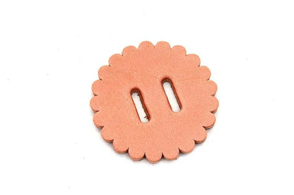 V-Twin Natural Leather Concho Rosette 2 Inch – Pack of 10 by V-Twin