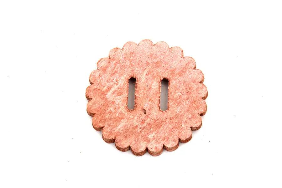 V-Twin Natural Leather Concho Rosette 2 Inch – Pack of 10 by V-Twin