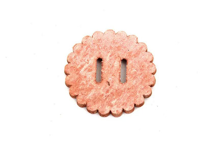 V-Twin Natural Leather Concho Rosette 2 Inch – Pack of 10 by V-Twin