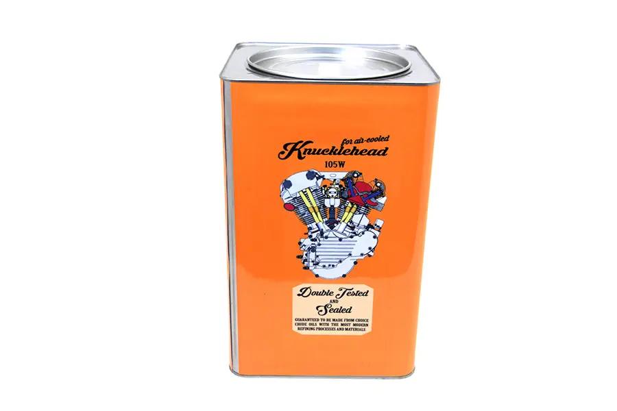 V-Twin 5 Gallon Waste Can with Round Opening - Durable Metal Container for Pennies and Quarters by V-Twin