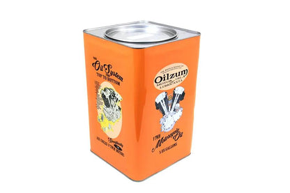 V-Twin 5 Gallon Waste Can with Round Opening - Durable Metal Container for Pennies and Quarters by V-Twin