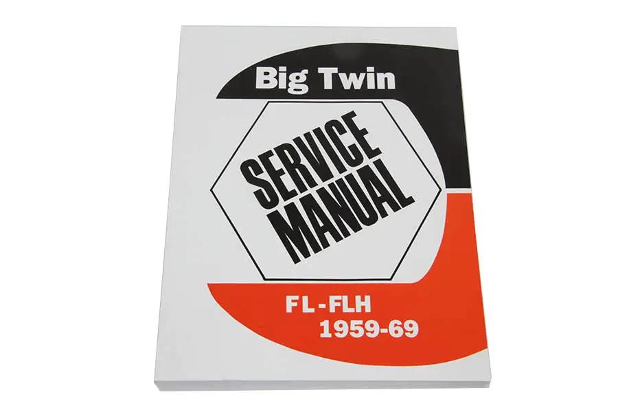 V-Twin 99482-69 Factory Service Manual for 1959-1968 Harley Davidson FL Models by V-Twin