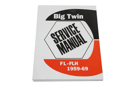 V-Twin 99482-69 Factory Service Manual for 1959-1968 Harley Davidson FL Models by V-Twin
