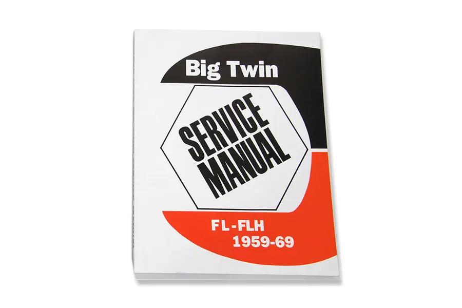 V-Twin 99482-69 Factory Service Manual for 1959-1968 Harley Davidson FL Models by V-Twin