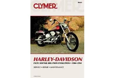 Clymer Repair Manual for 1984-1999 Harley Davidson FXST & FLST Models by Clymer Manuals