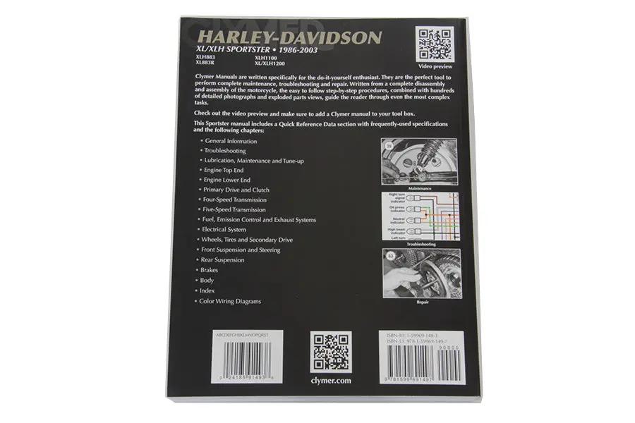 Clymer Repair Manual for 1986-2003 Harley Davidson XL by Clymer Manuals Part CM4295 by Clymer Manuals