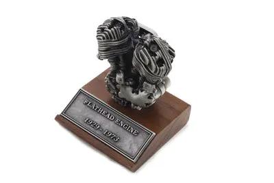 V-Twin Flathead Motor Model on Wooden Base - Authentic TAIWAN Crafted Replica by V-Twin