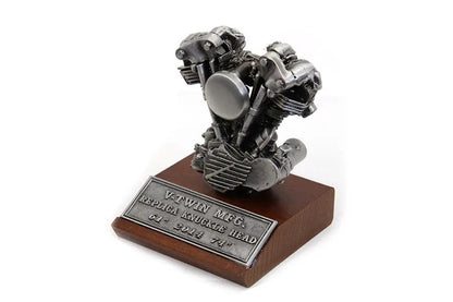 V-Twin MFG Knucklehead Motor Model for 2014 - Pewter Finish, 3-5/8 Inches Tall by V-Twin